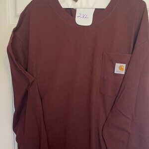 Men's Carhartt Loose Fit Heavyweight Long Sleeve Pocket Tee